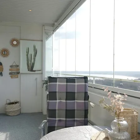 Penthouse Hygge Mit Meerblick - & Hansapark Fusslaeufig 아파트 지르크도르프